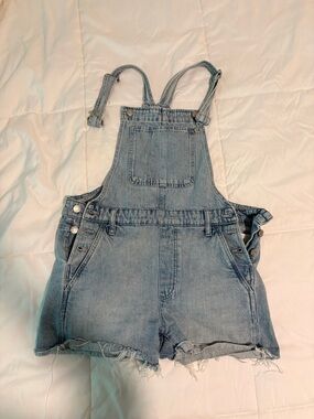 Madewell Light Blue Denim Overalls - Small
